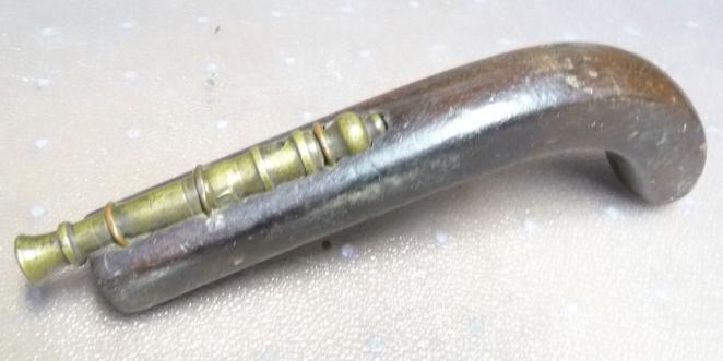 MINIATURE BRASS CANNON BARREL - Pre 1900