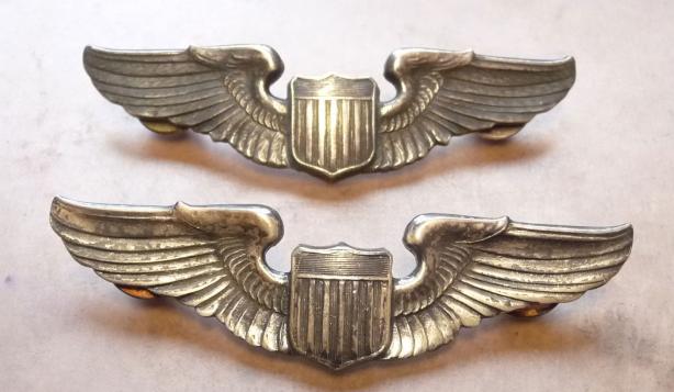 USA. WW2 USAAF PILOT QUALIFICATION WINGS