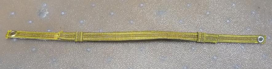 WW2 U.S NAVY GOLD STRAP FOR OFFICER'S   CAP