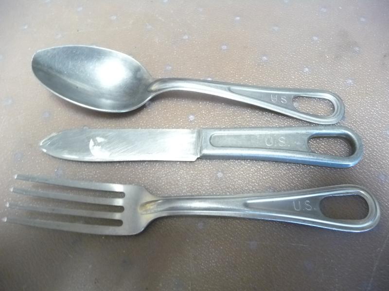 USA WW2 Pattern CUTLERY.  Knife,Fork & Spoon.