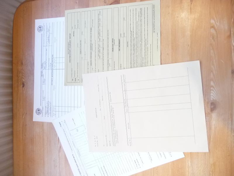 USA REPRINT OFFICIAL PAPERWORK - ARMY FORMS, PASSES ETC